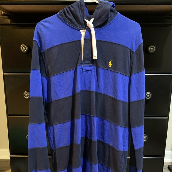 men's polo sweatshirt